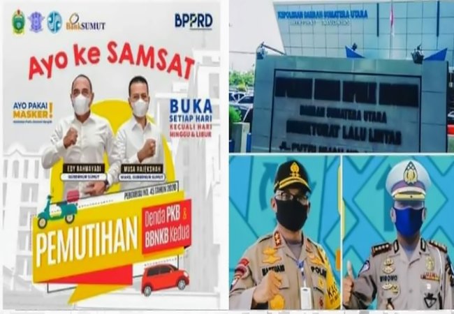 Bantu Beban Masyarakat Ditengah Pandemi Covid 19, Ditlantas Polda Sumut Adakan Pemutihan Denda Pajak