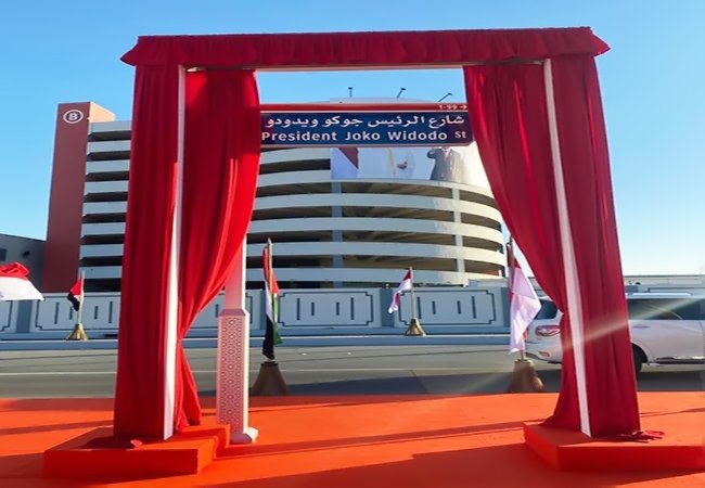 Mantap… Joko Widodo Street Diresmikan di Abu Dhabi