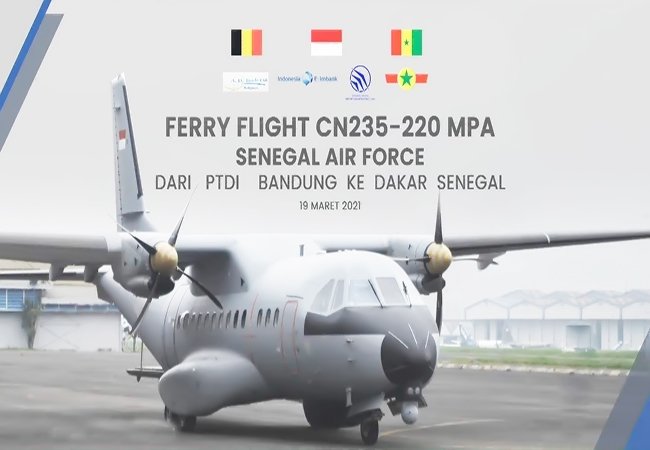 Indonesia Ekspor CN235-220 ke Senegal