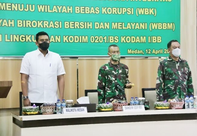 Wali Kota Medan Dukung Kodim 0201/BS Menuju WBK dan WBBM