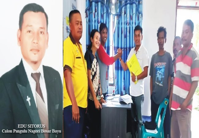 Edu-maju Mantap! Dapat Dukungan Warga, Edu Sitorus Maju Calon Pangulu Nagori Bosar Bayu