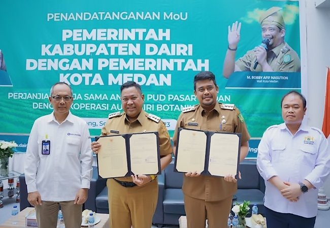 Pemkab Dairi Jalin KAD dengan Pemko Medan