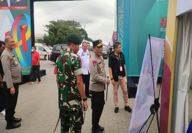 Kunjungi Stand Pemkab Dairi di HPN 2023, Kapoldasu Apresiasi Kopi Sidikalang