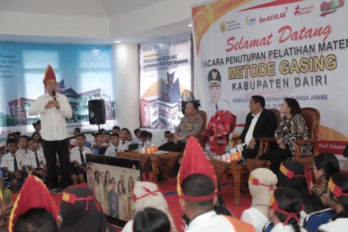 Prof. Yohanes Surya Apresiasi Bupati Eddy Berutu Hadirkan Gasing di Dairi