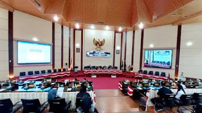 DPRD Medan gelar Paripurna Pengumuman Perubahan AKD Banmus dan Banggar