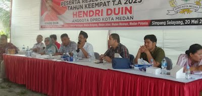 Anggota DPRD Medan Hendri Duin Minta Lurah Jawab Keluhan Warga Simpang Selayang