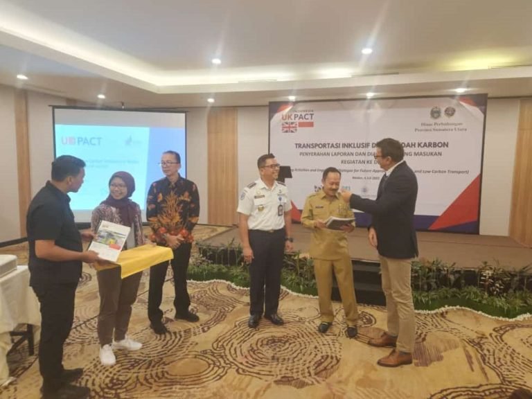 Pemprovsu Terima Laporan Hibah Program UK-PACT Future Cities dari Inggris