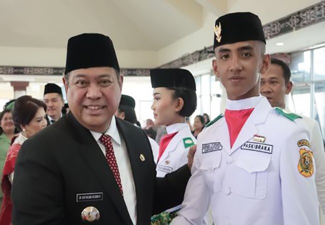 366643161_613205754291565_1028885949493181007_n Bupati Dairi Kukuhkan Anggota Paskibraka 2023