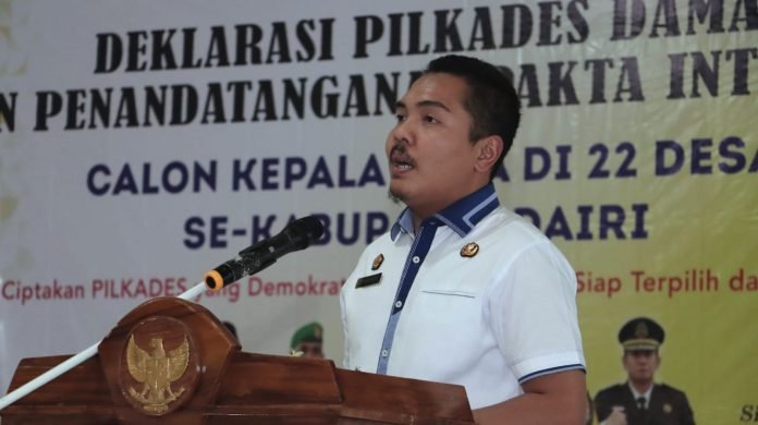 60 Orang Calon Kepala Desa Ikuti Deklarasi Pilkades Damai, Wakil Bupati Dairi: Jaga Keberagaman, Hindari Perpecahan