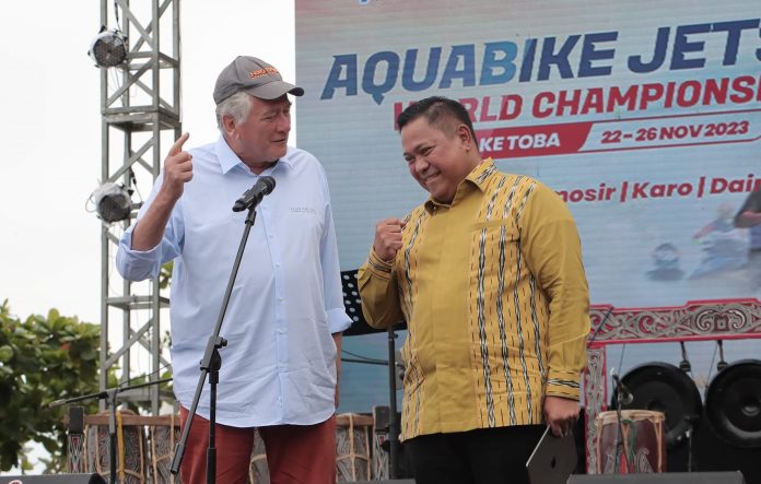 Eddy Berutu: Hari Ini Dairi Siap Sambut dan Sukseskan Aquabike Jetski World Championship di Silalahi
