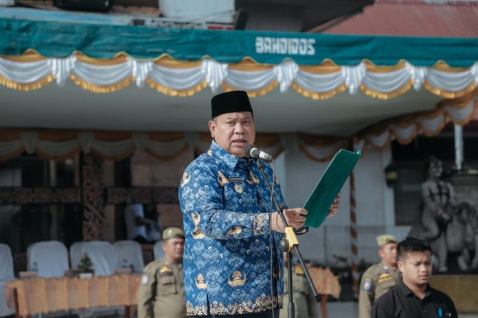 Upacara HUT Korpri Dairi, Bupati Eddy Berutu Harap Tetap Jaga Loyalitas