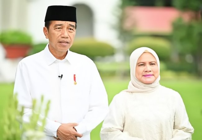 Presiden dan Ibu Iriana Jokowi Sampaikan Ucapan Selamat Idulfitri 1445H