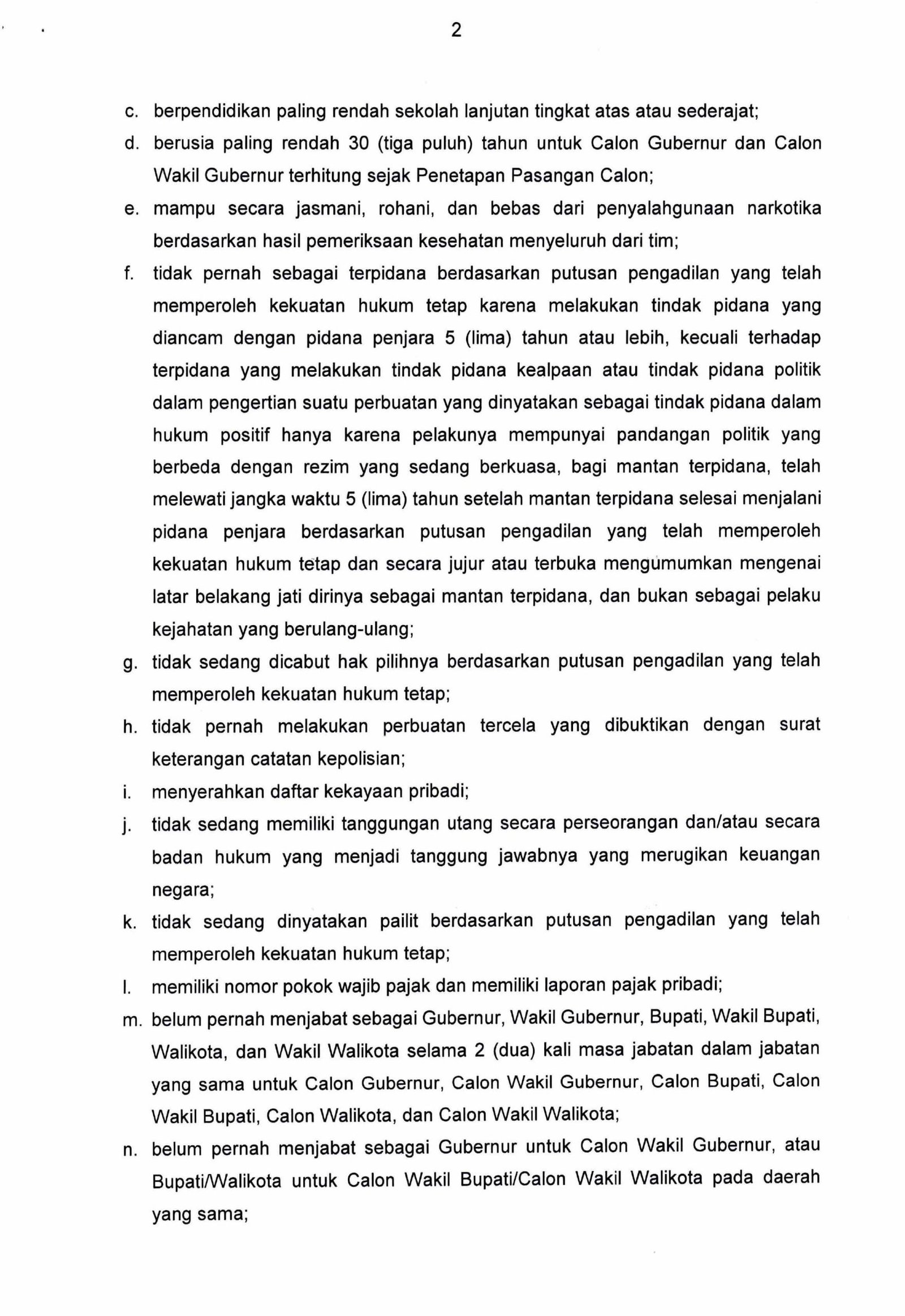 KPU Sumut Umumkan Pendaftaran Pasangan Calon Gubernur dan Wakil Gubernur Sumatera Utara Tahun 2024