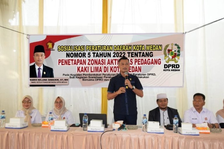 DPRD Medan Harap Masyarakat Pahami Zonasi PKL