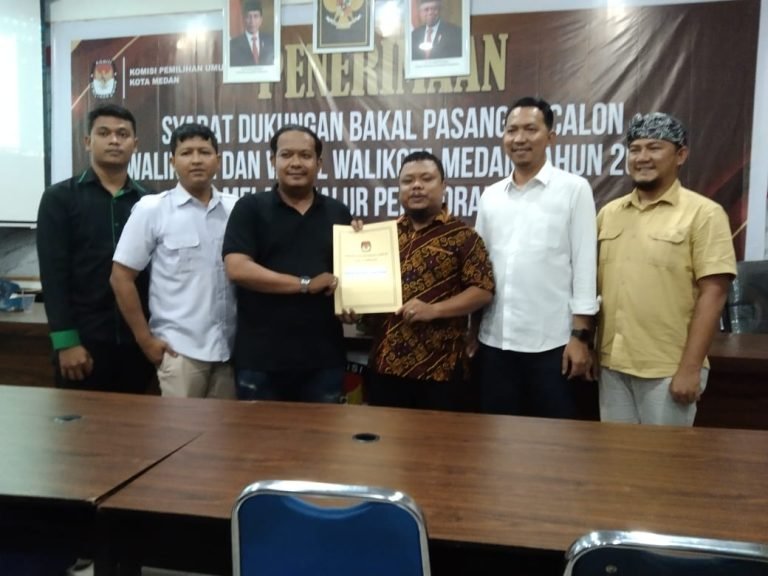 KPU Medan Nyatakan Tiga Paslon Wali Kota dan Wakil Wali Kota Medan Penuhi Syarat