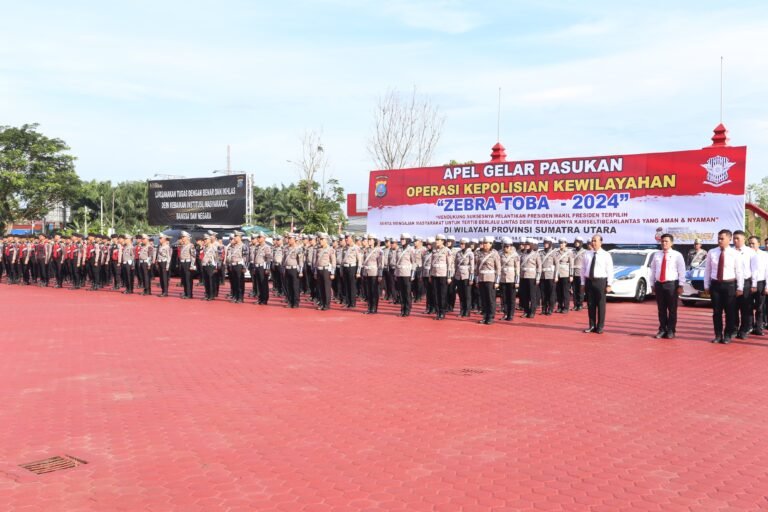 Wujudkan Kamseltibcarlantas, Polda Sumut Gelar Operasi Zebra Toba 2024