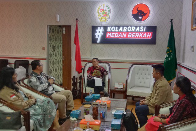 Ketua DPRD Medan Terima Kunjungan Badan Kerjasama Antar Gereja, Ini Yang Disampaikan