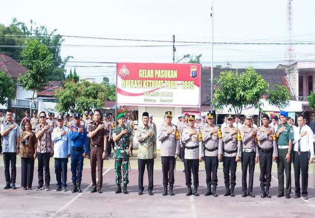 Dukung Mudik Lebaran 2025, Pemkab Dairi Gelar Apel