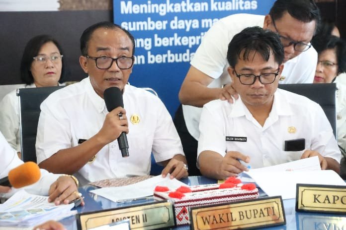 Wabup Samosir Hadiri Rakor Virtual Penilaian Kinerja Penurunan Stunting 2024