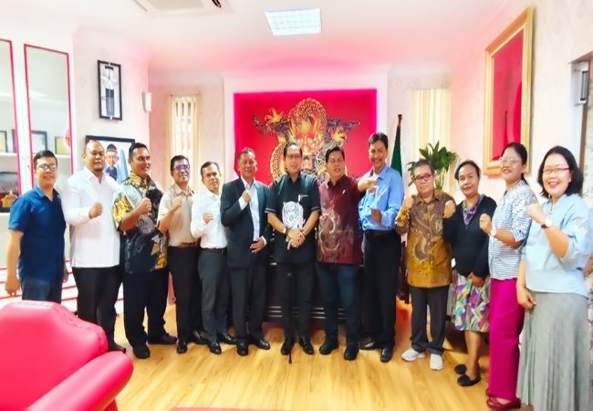 Ketua DPRD Kota Medan, Terima Audensi Panitia Perayaan Paskah GBKP Runggun KM 8 Padang Bulan Medan