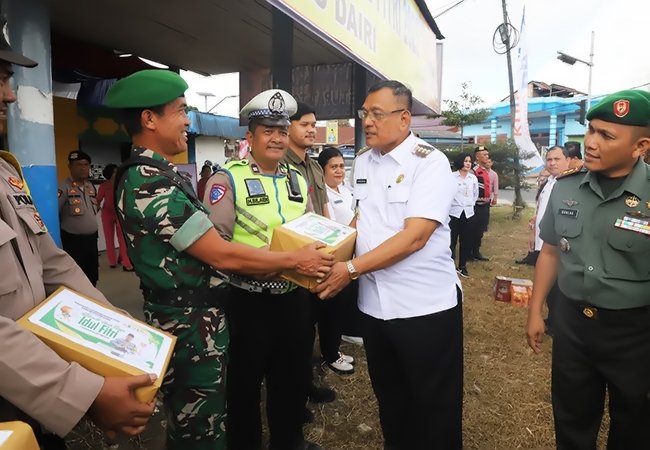 Bupati Dairi Cek Pos Pengamanan Jelang Lebaran