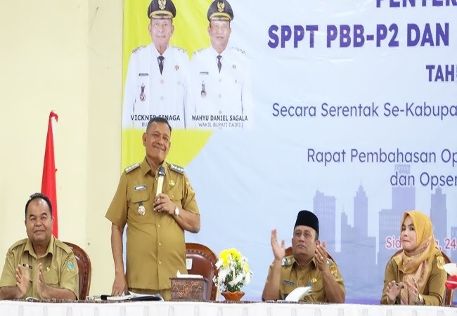 Pemkab Dairi Distribusikan SPPT PBB-P2 dan DHKP 2025