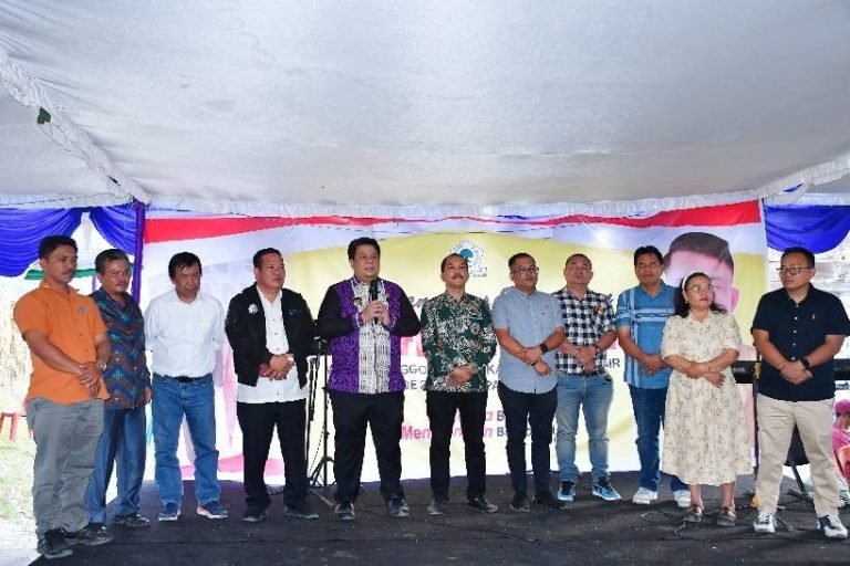 Bupati Hadiri Syukuran Pelantikan Mian Fidelis Malau, Vandiko: Serap Aspirasi Dan Turun Langsung ke Masyarakat