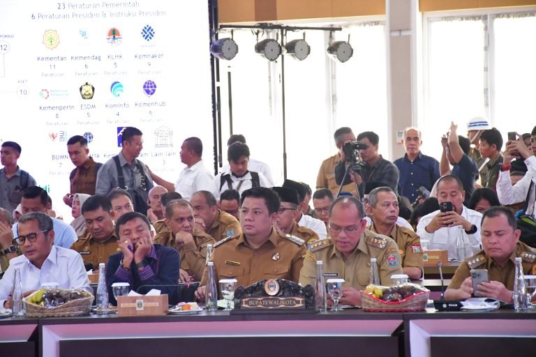 Bupati Samosir Hadiri Rakor Bidang Pangan Bersama Menko Pangan RI Zulkifli Hasan