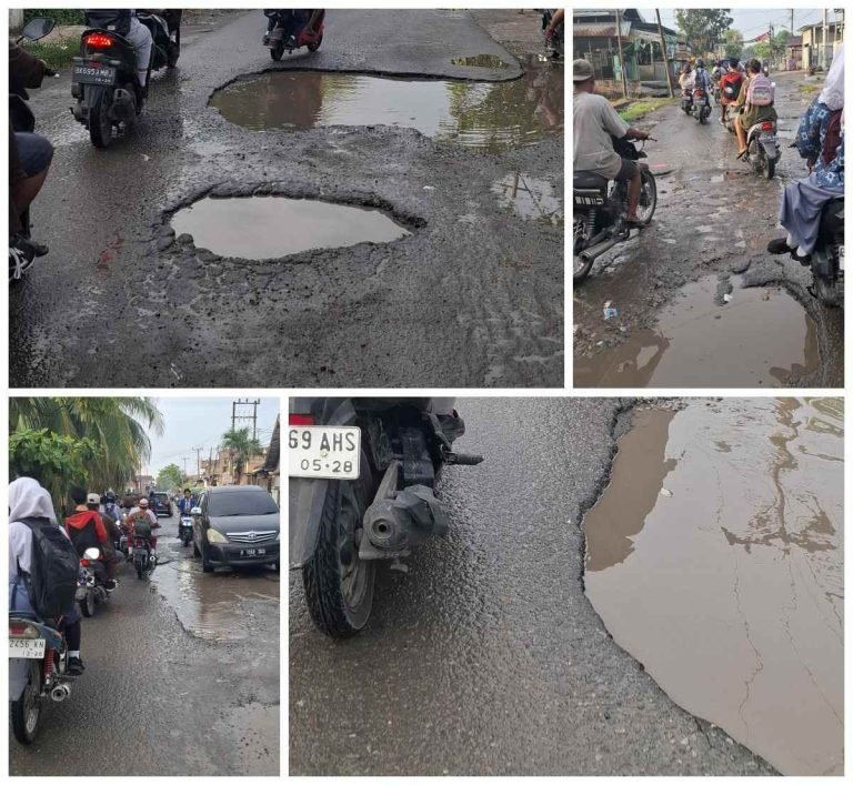 Jalan Rusak Parah di Desa Sei Rotan, Warga Desak Bupati Deli Serdang Turun Tangan