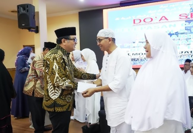 66 Calon Jamaah Haji PTPN IV Regional I Resmi Dilepas, Region Head: Doakan Perusahaan Agar Tetap Jaya dan Sejahtera
