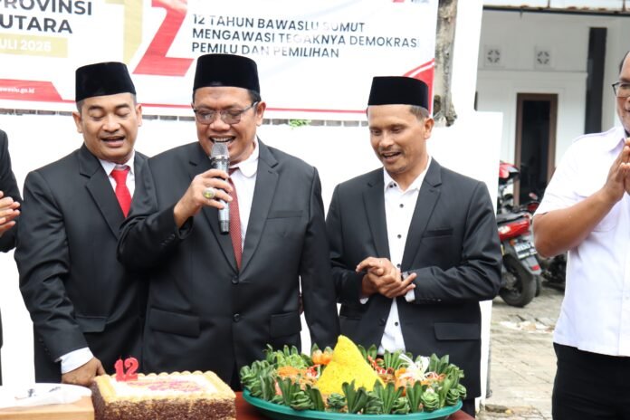 HUT Ke-12 Bawaslu sumut Diperingati Secara Sederhana