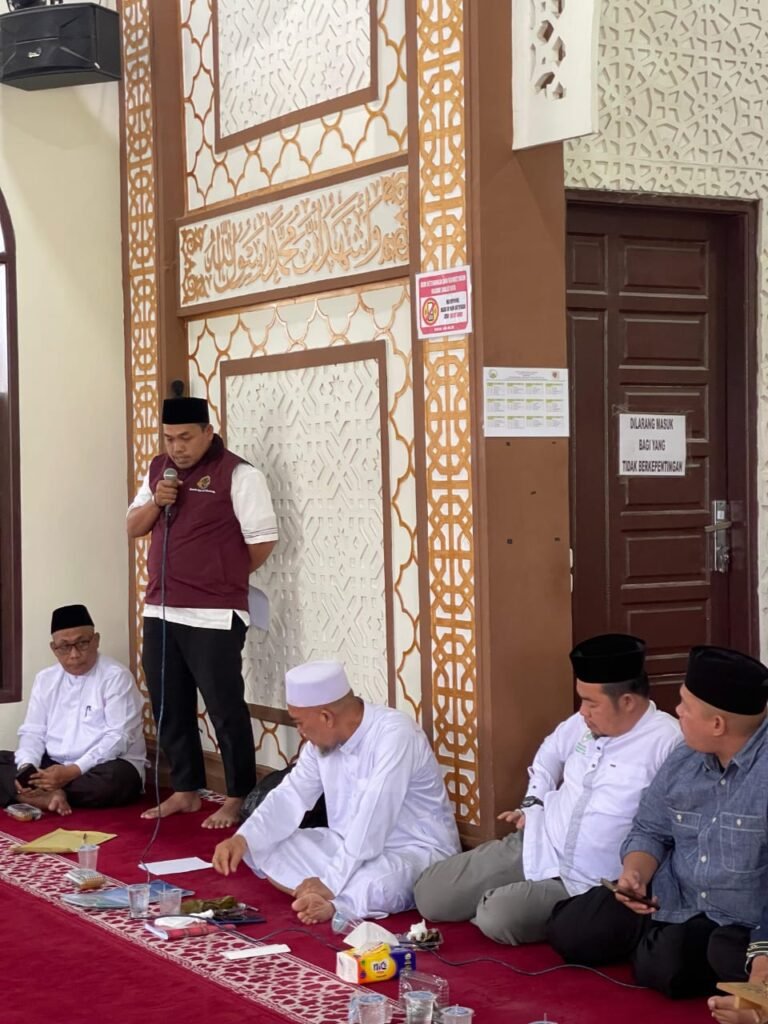Kantor pertanahan Kabupaten Deli Serdang Gelar Sosialisasi Sertipikat Wakaf di Masjid An-Nur Batang Kuis Bersama FOSIL BKM