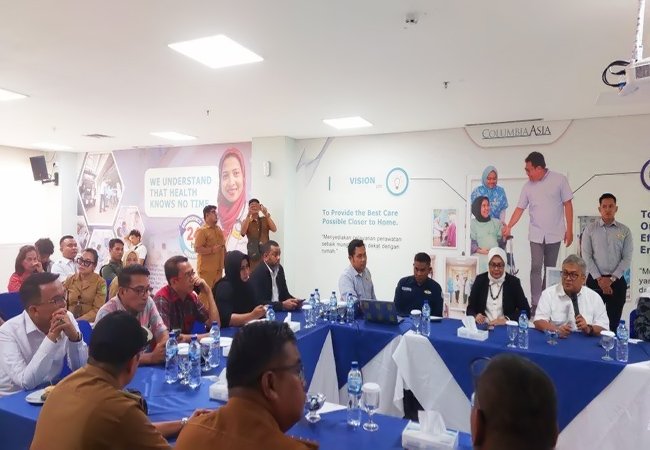 DPRD Medan Dorong RS Columbia Asia Aksara Layani Pasien UHC JKMB