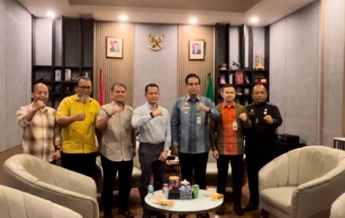 Kepala Kantor Pertanahan Kota Medan Lakukan Kunjungan ke Rumah Dinas Wali Kota